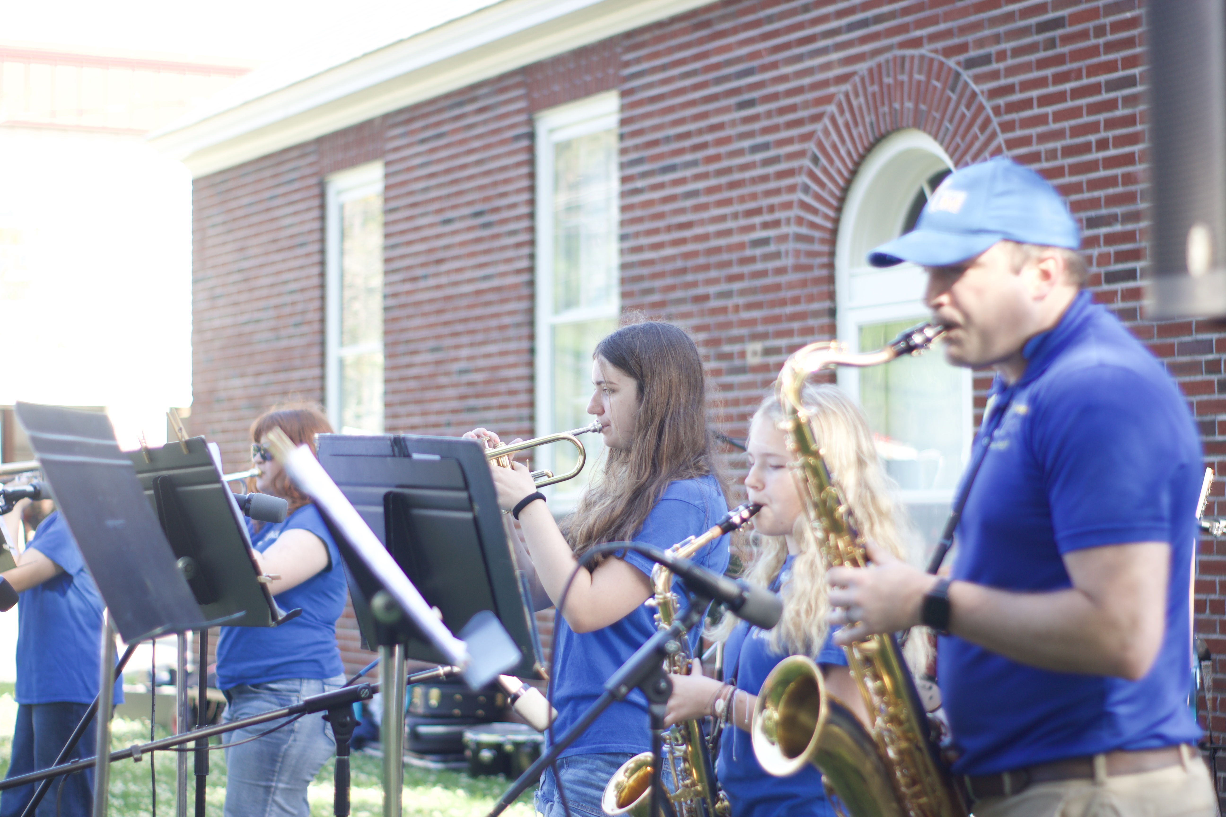 Outdoor music during the festival