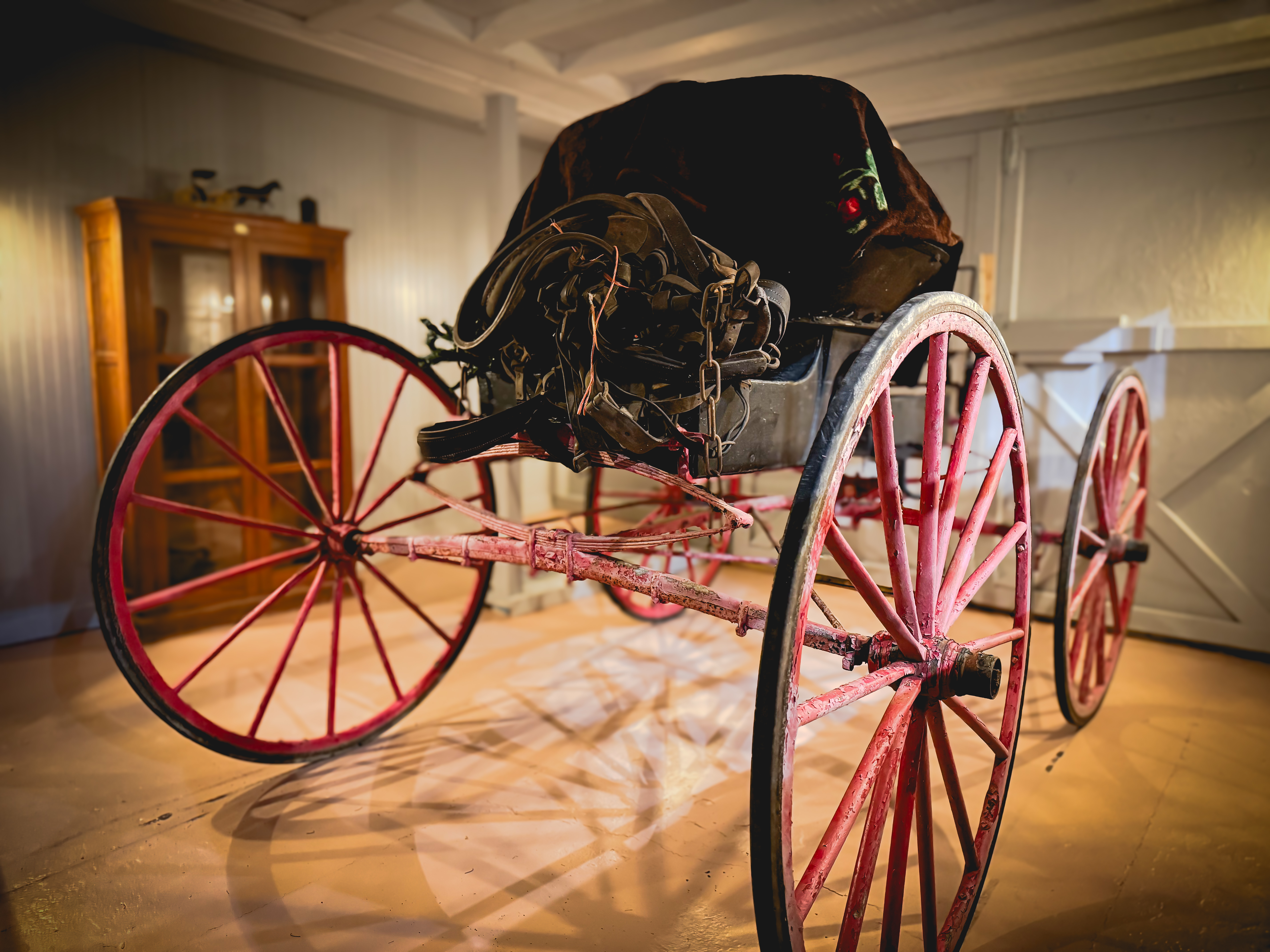 Dr. Haynes Carriage House exhibit at the Mathews Museum